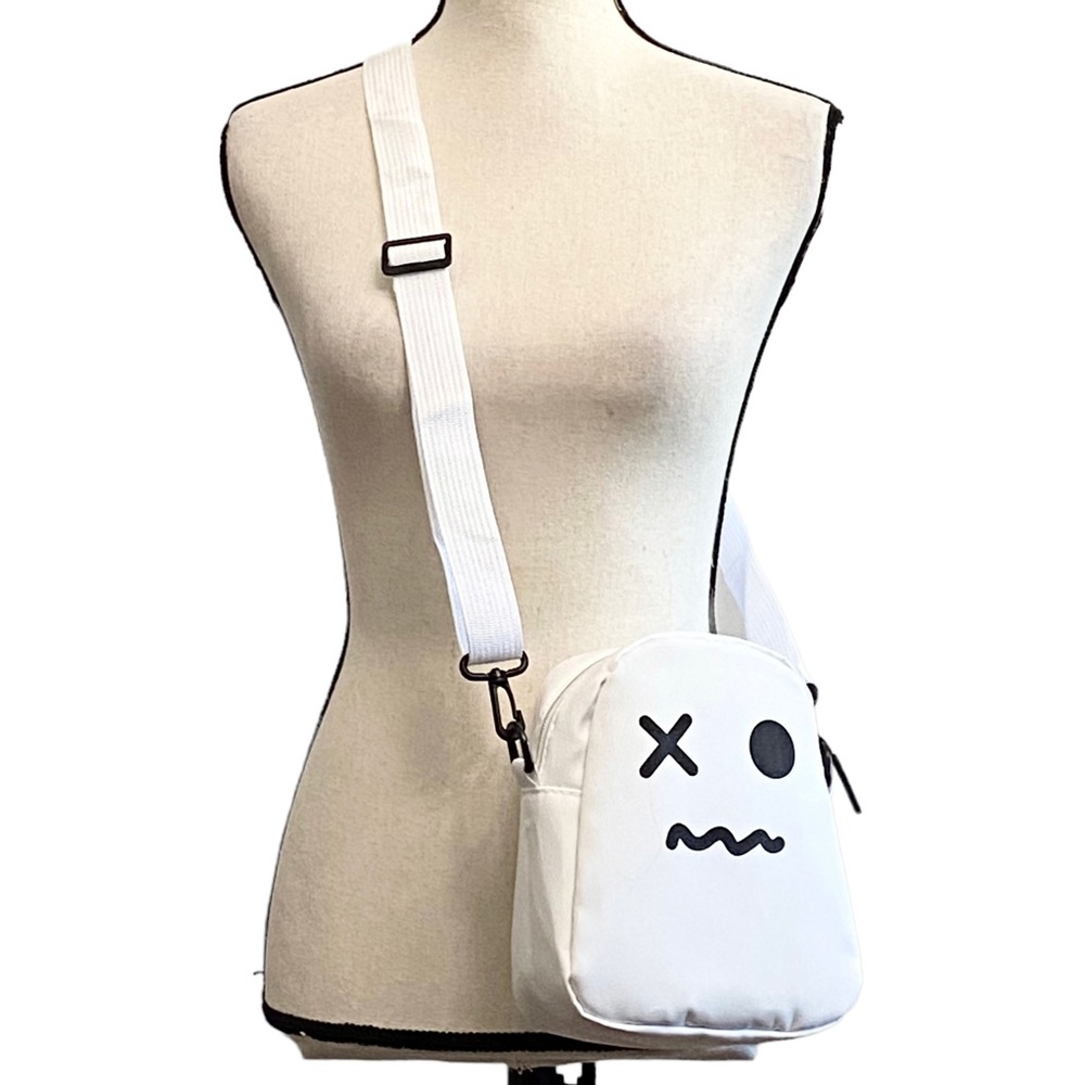 🎃 Purse Crossbody 8” Ghost White Bag Shoulder - Picture 8 of 12